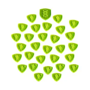 Дюна (GF9) — жетоны домов и войск, светло-зеленые, Token Sets - Dune (Litko Aerosystems)