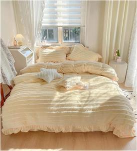 Generic Комплект постельного белья принцесса плюшевый вельветовый флис