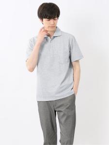 Поло с коротким рукавом из сетчатой ткани Добби NOTABENE Mfeditorial, цвет 70 Blue