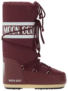 Нейлоновые ботинки Moon Boot Icon цвета «бордовый»