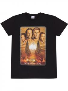Футболка Key Art T-Shirt черного цвета Supernatural