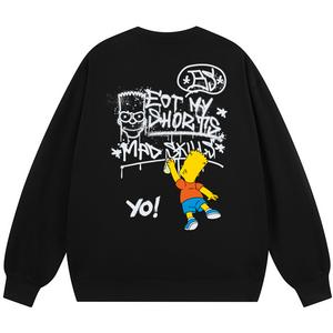 The Simpsons Толстовка унисекс «Симпсоны», Черный