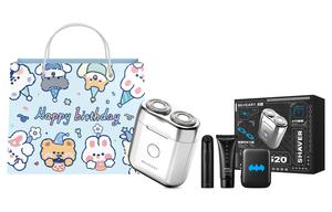 G520 роторная бритва компактная и легкая, полностью моющиеся, с гальваническим покрытием из сплава, дорожный набор для ухода Times