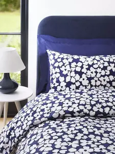 Комплект пододеяльников Jasper Conran London 200 Thread Count Abstract Floral Duvet, цвет royal/blue