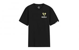 Футболка мужская с круглым вырезом, умеренный прямой крой 361°, basic черный