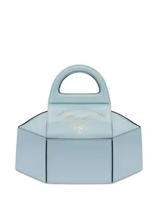 Сумка-тоут с логотипом Moschino, синий