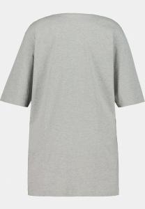 Базовая футболка RELAXED FIT  Ulla Popken, цвет Mottled Light Grey