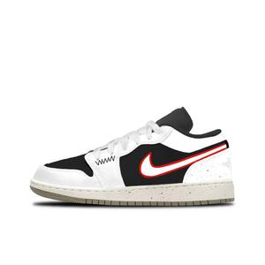 Jordan Air 1 Ink White потрясающая амортизация, износостойкие низкие кеды Unisex винтажные баскетбольные кроссовки