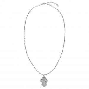 ANTA Copper Alloy Necklaces Unisex Bright Silver