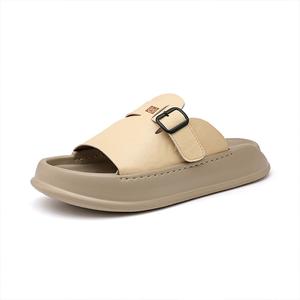 Сандалии-слайдеры с резиновой подошвой, нескользящие, с защитой от запаха, мужские Lanza, White