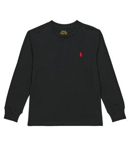 Хлопковая толстовка Polo Ralph Lauren, черный