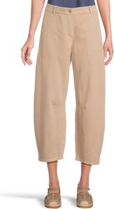 Брюки Eileen Fisher Garment Dyed Utility Cotton Petite Ankle Barrel Pant With Pockets, цвет Wheat