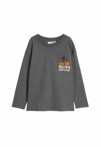 Топ Minories LONG SLEEVE WITH PRINT, Dark Grey