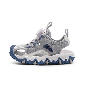 Нескользящие, дышащие, легкие, амортизирующие, низкие детские сандалии ABC KIDS, серый/синий