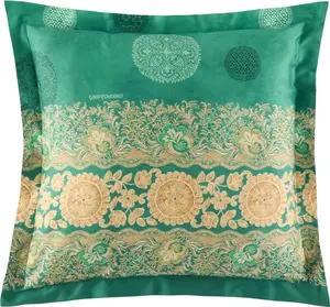 Наволочка из сатина , одинарная, PALLAVICINO цвет V1 МЯТА, размер 40х40 Bassetti