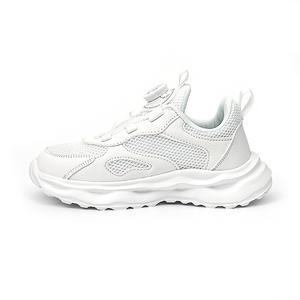 Нескользящие, амортизирующие, износостойкие, дышащие, низкие, детские, повседневные кроссовки NEZHACHAOHAI, белый