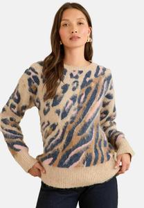 Джемпер Love & Roses REGULAR FIT, Animal/Beige