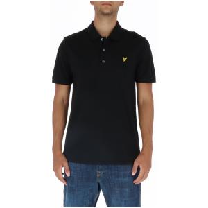 Поло Lyle & Scott однотонное, черный