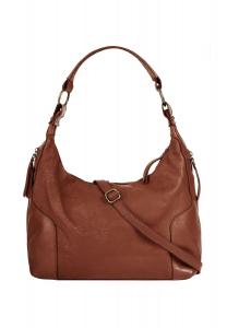 Шопер, натуральная кожа, сделано в Италии Samantha Look, цвет Cognac