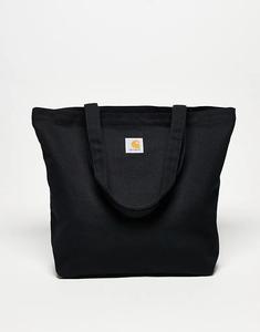 Сумка-тоут Carhartt WIP с графическим принтом, черного цвета