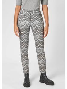 MADELEINE Джинсы с принтом, пять карманов, серый/многоцветный