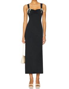 More To Come Длинное платье Kenzie черного цвета