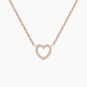 Подвеска с бриллиантами в форме сердца Brilliant Earth