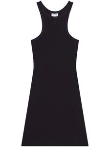 Courrèges платье мини из джерси, черный