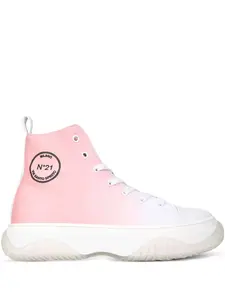 Кеды с нашивкой-логотипом Nº21, розовый