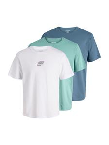 Jack & Jones Junior Футболка в цветах Navy, Jade, White