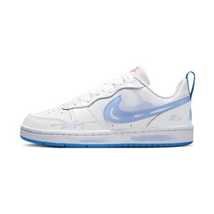 Nike Кроссовки для скейтбординга Court Borough Cold Sky Reflects White Slip Resistant Abrasion Resistant Low top для детей