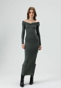 Платье D.MoRo OFF-THE-SHOULDER, Khaki