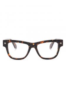 Off-White Eyewear очки с логотипом, коричневый
