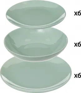 Набор столовых приборов COLORAMA на 6 персон, мятного цвета, 18 предметов Secret de gourmet