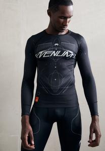Топ Venum VENUM ECLIPSE RASHGUARDS, Black/Ivory/Black