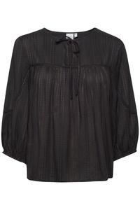 Блуза ICHI Selis, черный