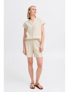 Блузка с короткими рукавами FRJUNA Wide в цвете Березовый меланж Fransa