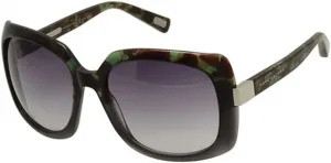 Солнцезащитные очки Marc Jacobs MJ409/S XGT Red Green Havana Brn Gry с затемненными линзами, Red/Green/Havana