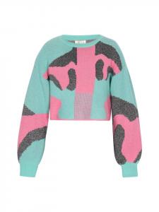 Пуловер IZIA, цвет aqua pink