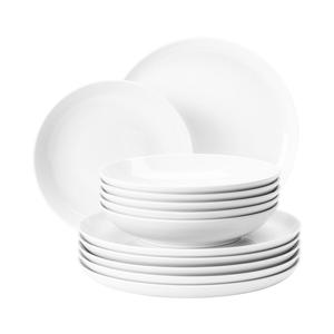 Набор посуды Lido White, 12 предметов Seltmann Weiden, белый