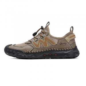 Jeep Низкие треккинговые ботинки для мужчин цвета хаки, цвет Khaki