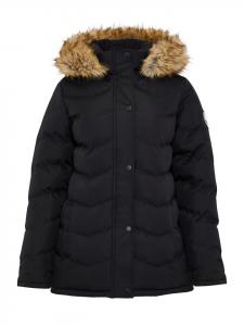 Стеганая куртка Threadbare, черный