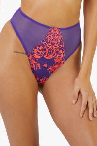 Трусики с высокой талией Ada and Neon Pink Blossom Playful Promises, фиолетовый