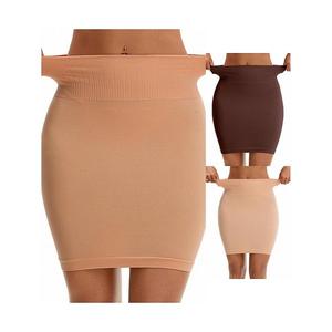 3 пачки женских полукомбинаций с высокой талией для контроля живота и коррекции фигуры Inspire Chic, Light Dark Beige Brown