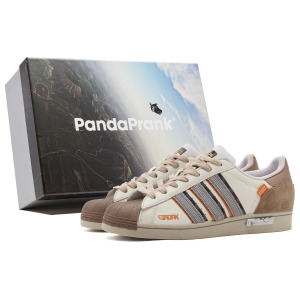 Кроссовки adidas originals Superstar Skateboarding Shoes Unisex Low-top Beige/Brown, коричневый