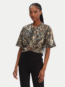 Футболка обычного кроя 78PAHE01 Just Cavalli, коричневый