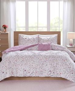 Наборы пододеяльников с металлическими застежками Abby Intelligent Design, фиолетовый
