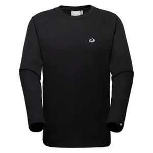 Лонгслив Mammut Waffle, черный