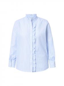 Традиционная блузка небесно-голубого цвета Ulla Popken