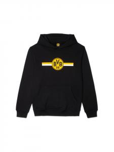 Пуловер с капюшоном BVB, черный